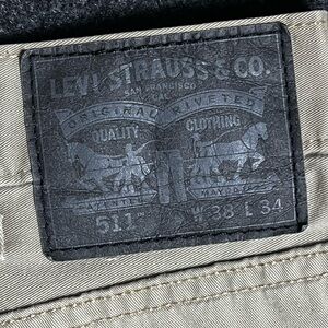 Levi's Khaki  511 Twill Pants